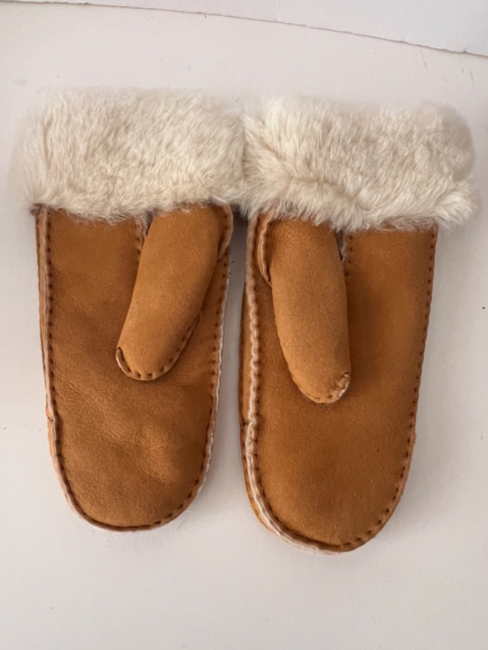 Altare Suede & Shearling Mittens